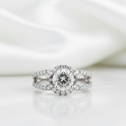2.00 ct Round Brilliant Cut Diamond Option Split Shank Engagement Ring - Evani Naomi Jewelry