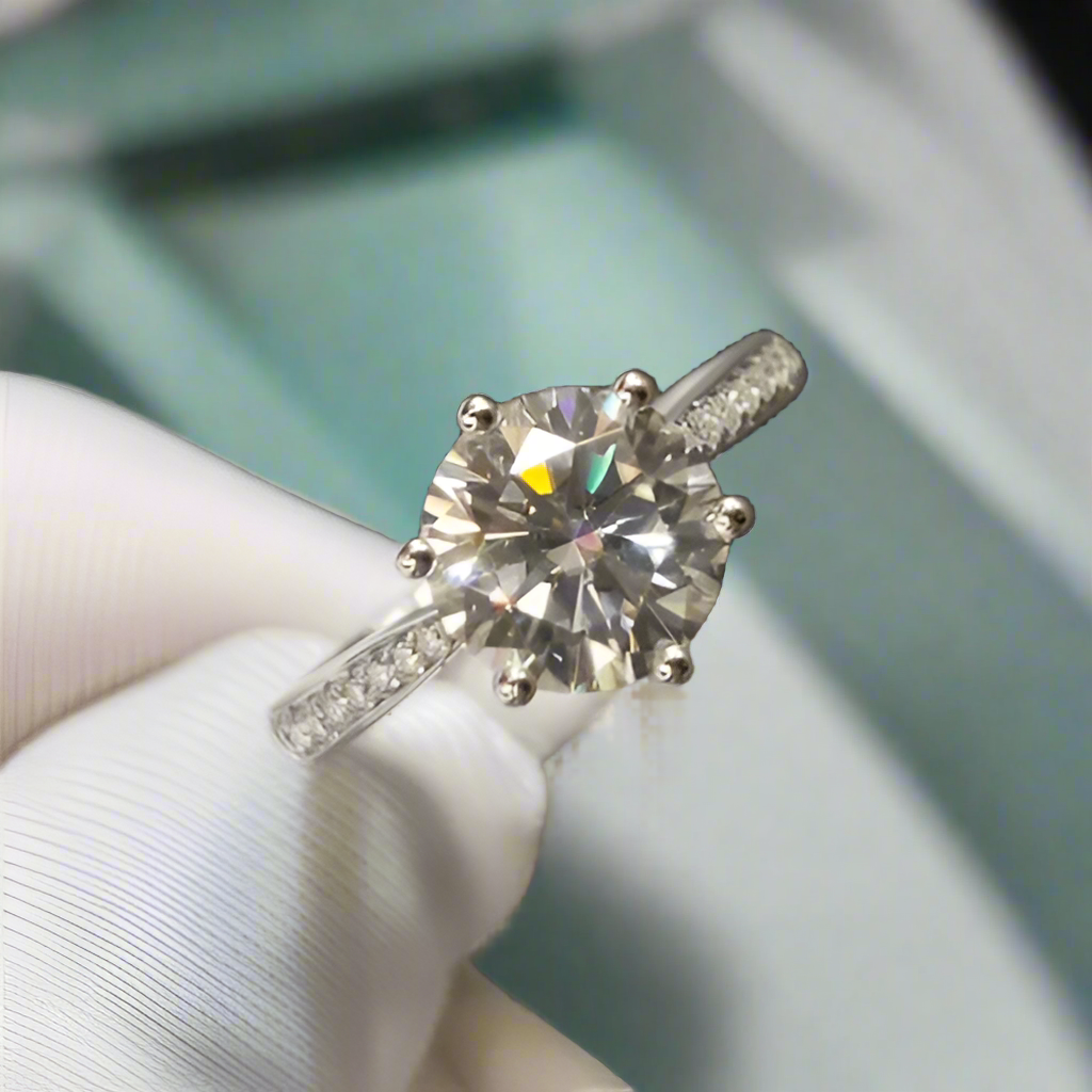 2.0ct Diamond Platinum Engagement Ring-Evani Jewelry