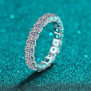 2.1 Cttw Round Diamond Full Eternity Wedding Band-Evani Naomi Jewelry