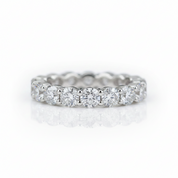 2.1 Ctw Round Diamond Option Full Eternity Wedding Band - Evani Naomi Jewelry