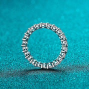 2.2 Ct Round Eternity Diamond Wedding Band-Evani Naomi Jewelry