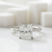 2.5 Ct Princess Cut Diamond Classic Engagement Ring-Evani Jewelry