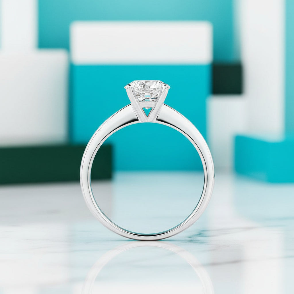 2.5 Ct Round Cut Solitaire Diamond Engagement Ring-Evani Jewelry