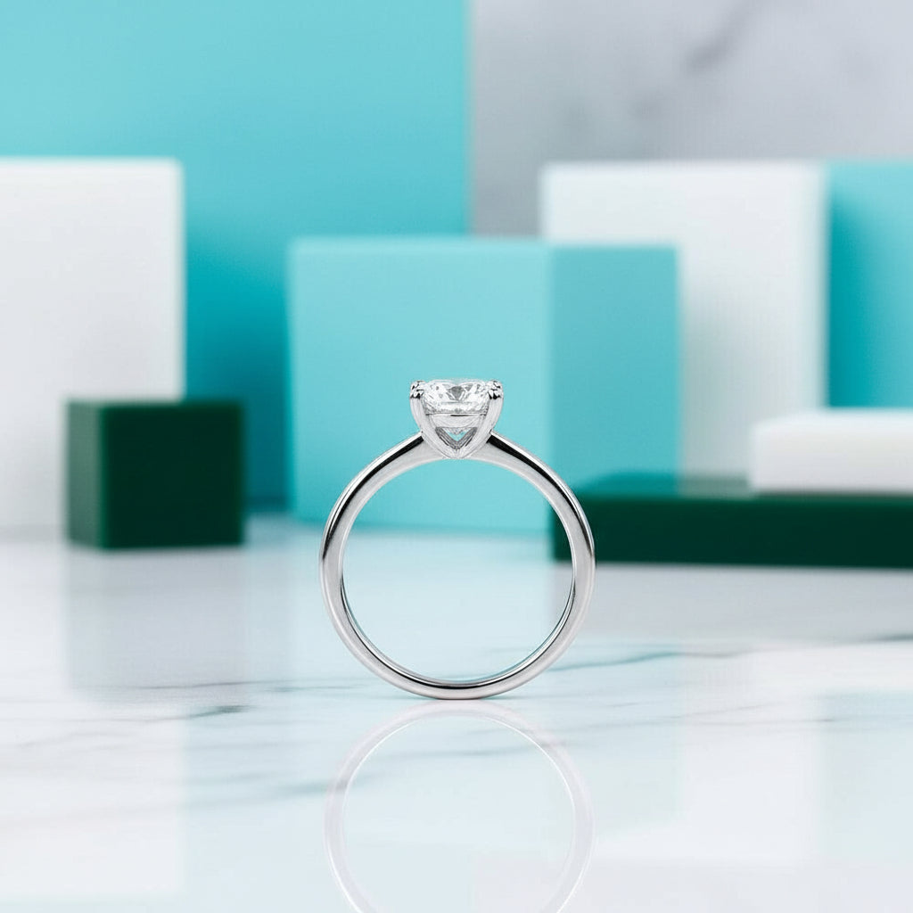 2.5 Ct Round Cut Solitaire Diamond Engagement Ring-Evani Jewelry