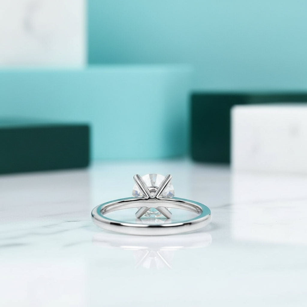 2.5 Ct Round Cut Solitaire Diamond Engagement Ring-Evani Jewelry