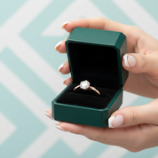 2.5 ct Round Brilliant Cut Diamond Option 14k Rose Gold Engagement Ring - Evani Naomi Jewelry