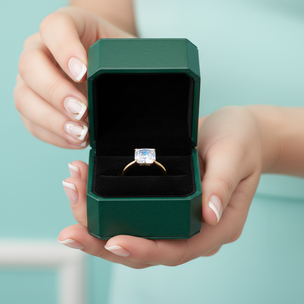 2.50 Ct Radiant Cut Diamond Option 14k Yellow Gold Engagement Ring - Evani Naomi Jewelry