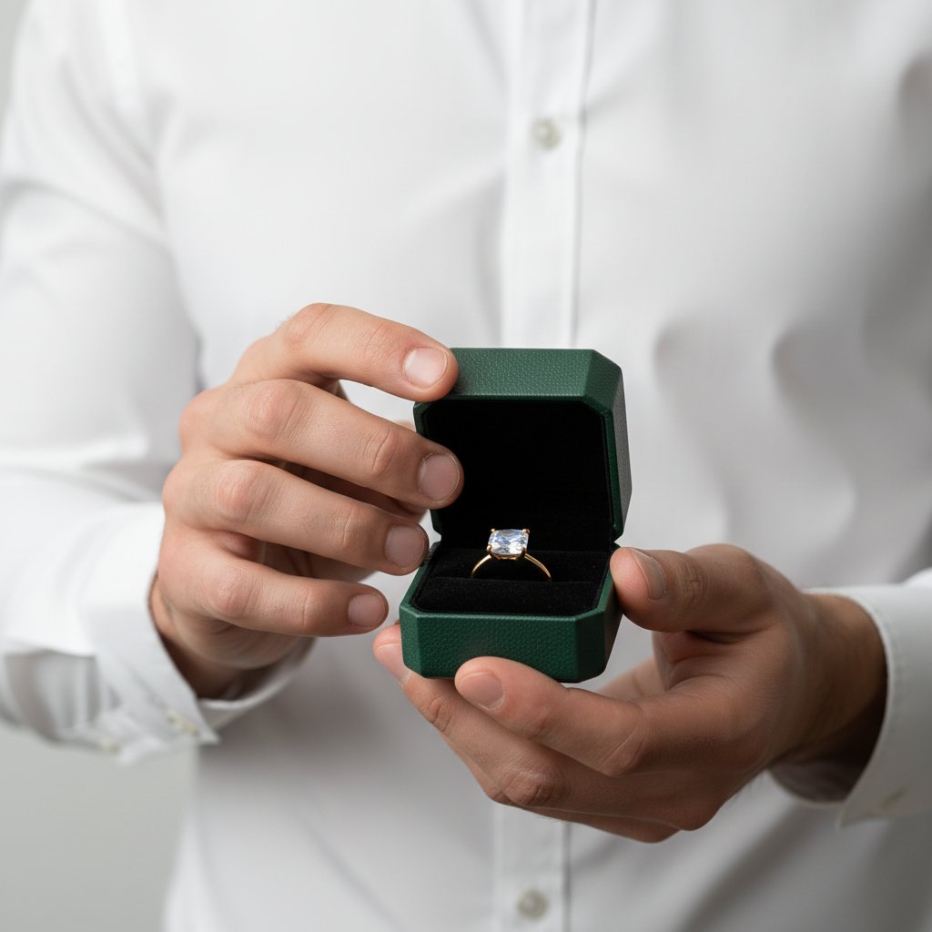 2.50 Ct Radiant Cut Diamond Option 14k Yellow Gold Engagement Ring - Evani Naomi Jewelry