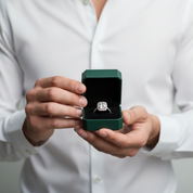 2.50 ct Cushion Cut Diamond Option 14k White Halo Engagement Ring - Evani Naomi Jewelry