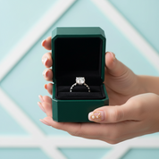 2.50 ct Old Mine Cut Diamond Option 14k White Gold Engagement Ring - Evani Naomi Jewelry