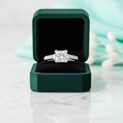 2.50 ct Princess Cut Diamond Option Engagement Ring - Evani Naomi Jewelry