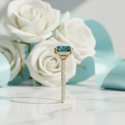 2.50 ct Round Brilliant Cut Alexandrite Engagement Ring