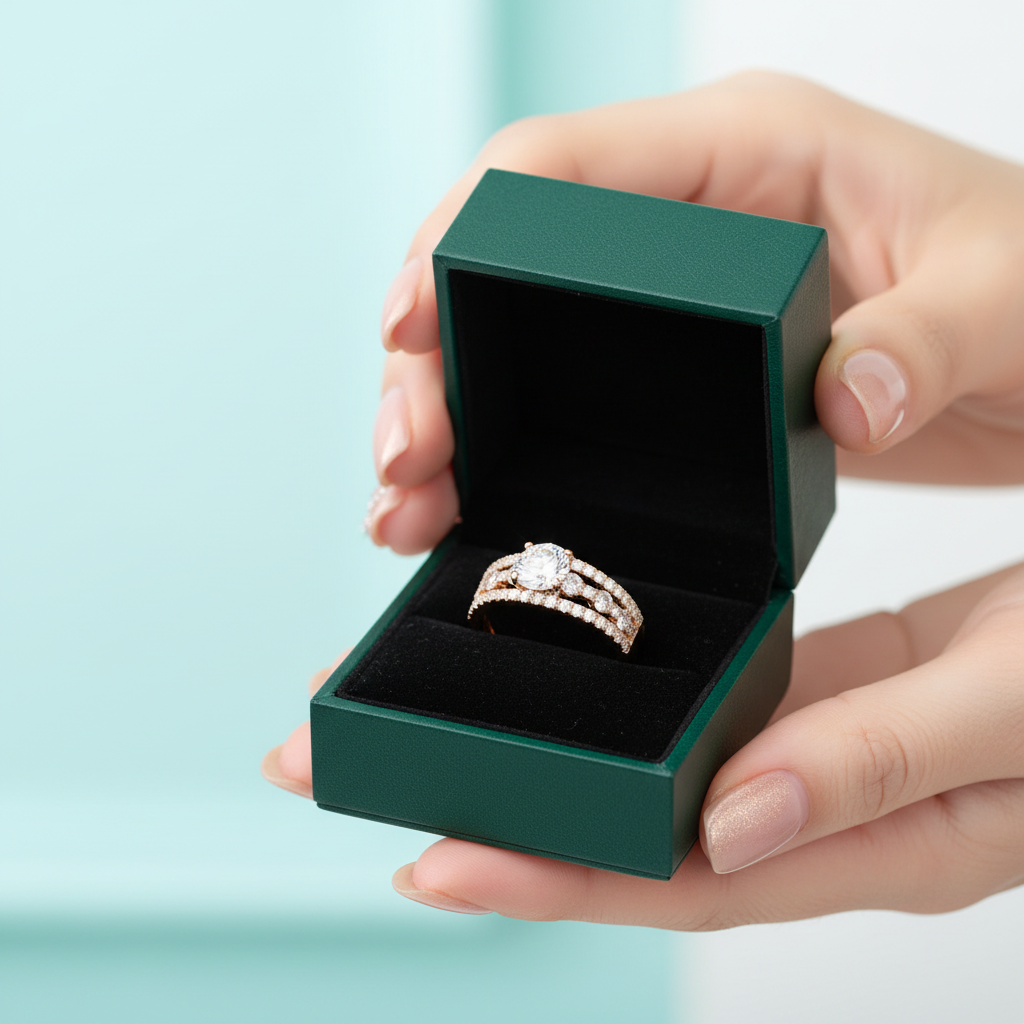 2.50 ct Round Brilliant Cut Diamond Option Engagement Ring - Evani Naomi Jewelry