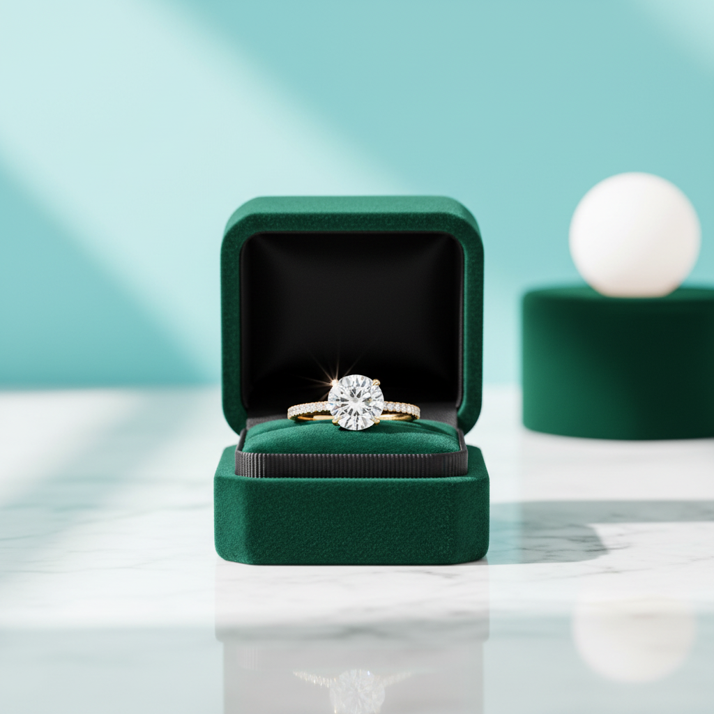 2.50 ct Round Brilliant Cut Diamond Option Engagement Ring - Evani Naomi Jewelry