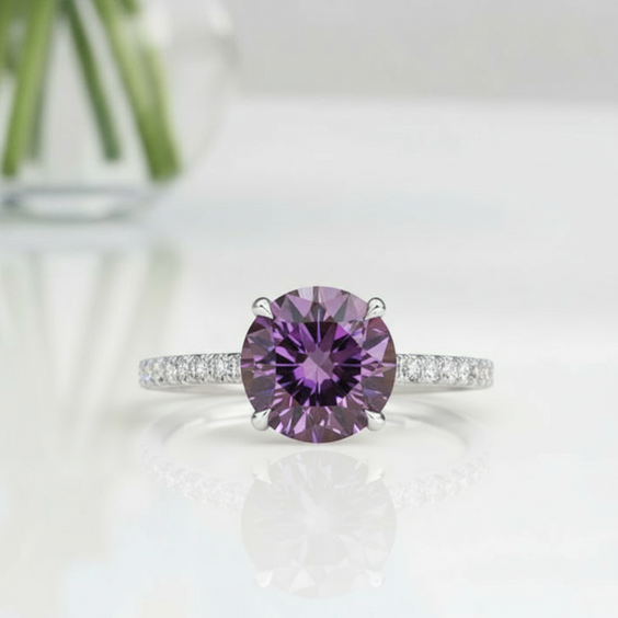 Silver + 18k White Gold