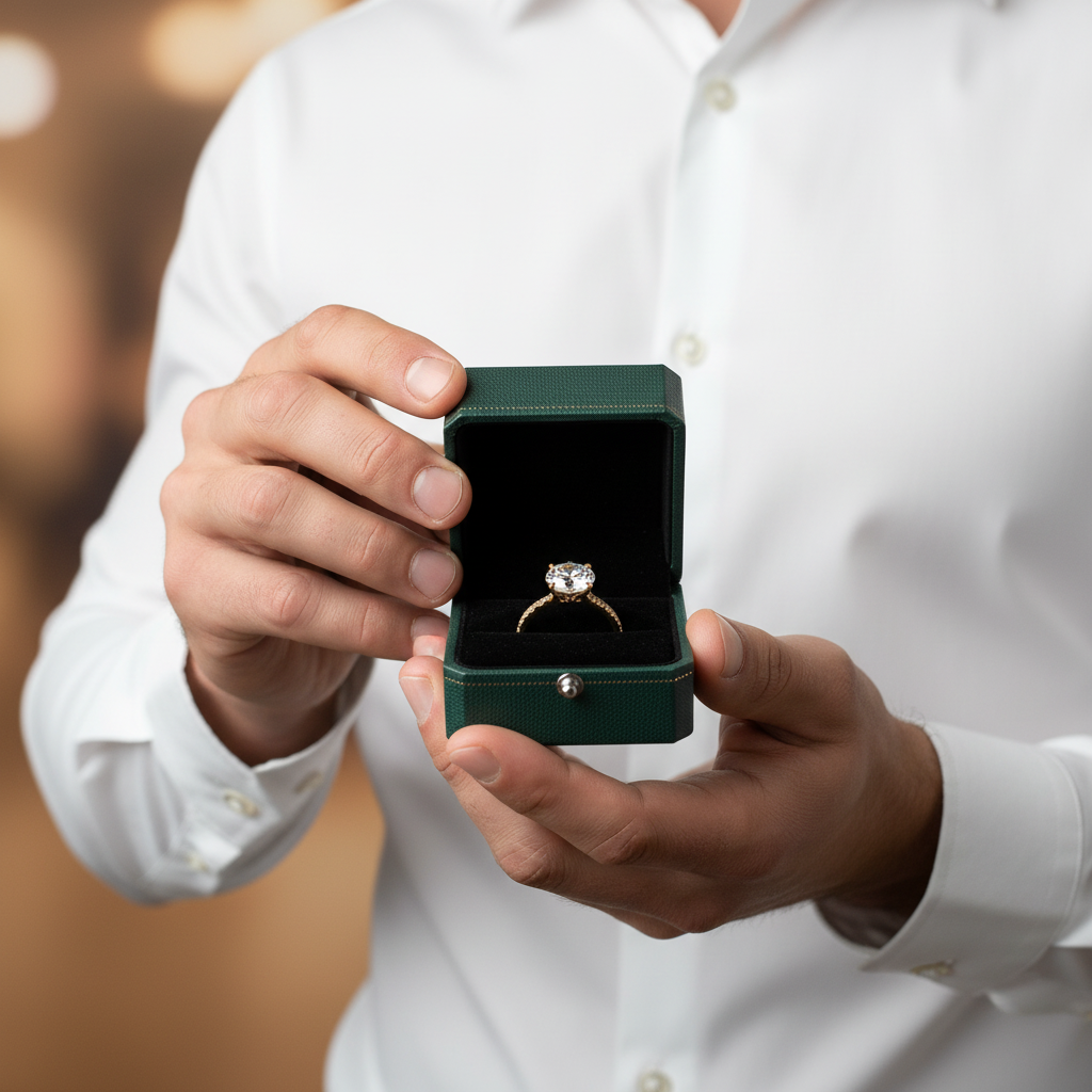 2.50 ct Round Brilliant Cut Diamond Option Engagement Ring - Evani Naomi Jewelry