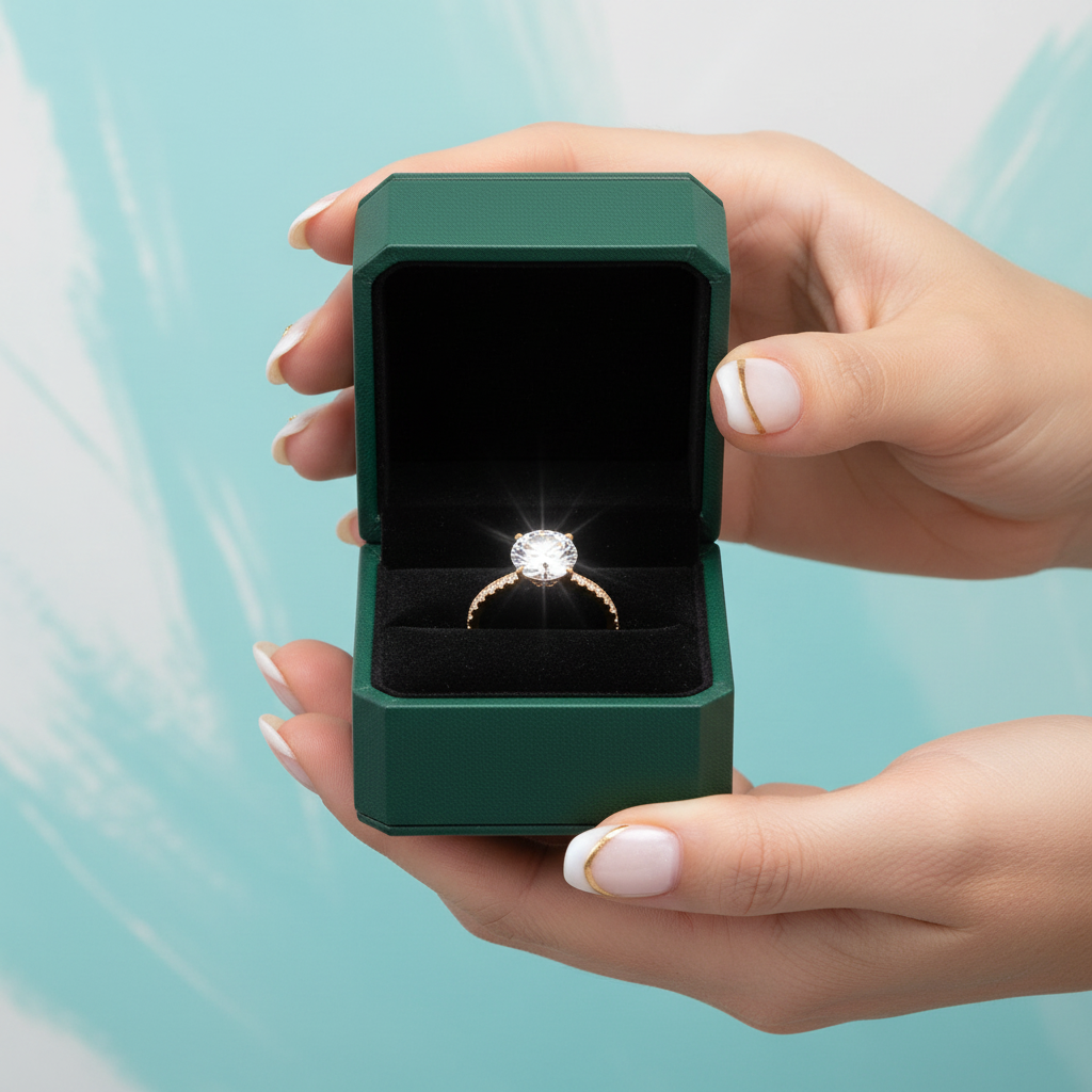 2.50 ct Round Brilliant Cut Diamond Option Engagement Ring - Evani Naomi Jewelry