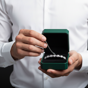 2.7 ct Round Diamonds Chain Bracelet
