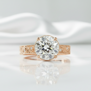 2.90 ct Old European Cut Diamond Option Engagement Ring - Evani Naomi Jewelry