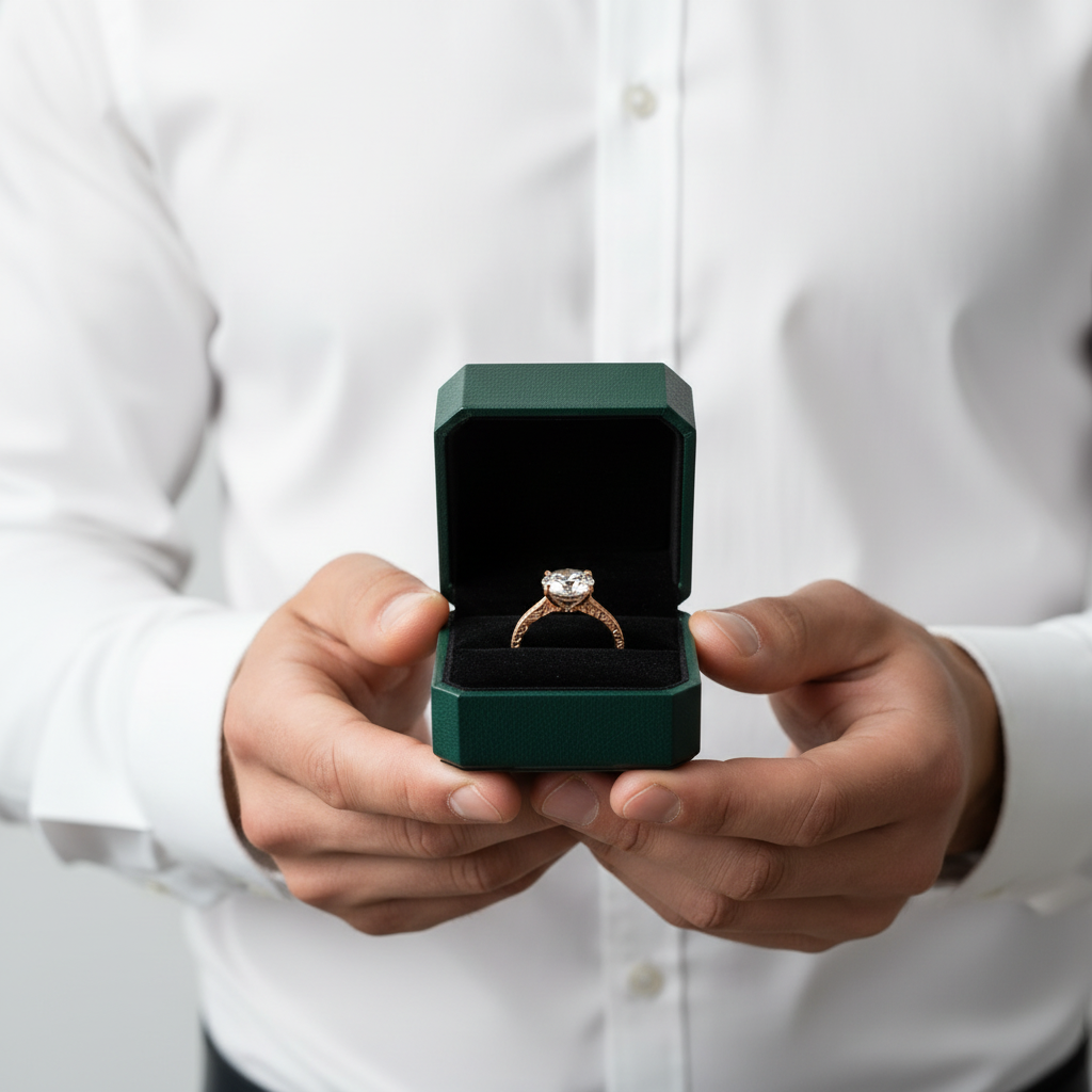 2.90 ct Old European Cut Diamond Option Engagement Ring - Evani Naomi Jewelry