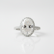 2ct D Color Oval Cut Diamond OptionEngagement Ring - Evani Naomi Jewelry