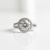 2ct Diamond Option Split Shank Engagement Ring