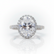 2ct Oval Cut Diamond OptionWedding Ring - Evani Naomi Jewelry