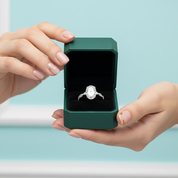 2ct Oval Cut Twisted Diamond Option Engagement Ring - Evani Naomi Jewelry