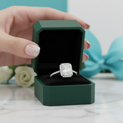 2ct Radiant Cut Diamond Option Engagement Ring - Evani Naomi Jewelry