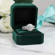 2ct Round Cut Split Shank Diamond OptionEngagement Ring - Evani Naomi Jewelry