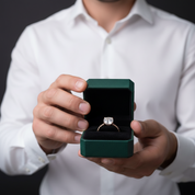 3.0 Ct Cushion Cut 14k Gold Engagement Ring