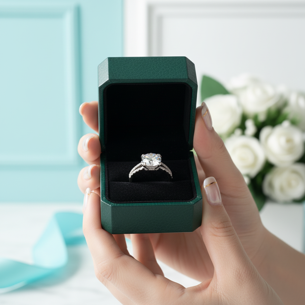 3.0 Ct Diamond Option Split Shank Engagement Ring
