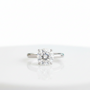 3.0 Ct Round Brilliant Cut Diamond Option Classic Engagement Ring
