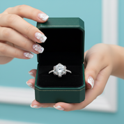 3.0 Ct Round Cut Diamond Option Blossom Bud Engagement Ring