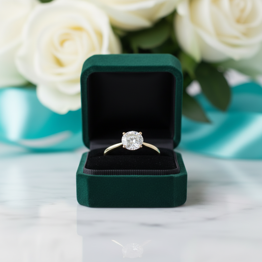 3.0 Ct Round Cut Diamond Option Classic Engagement Ring