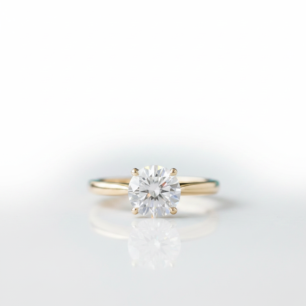 3.0 Ct Round Cut Diamond Option Classic Engagement Ring