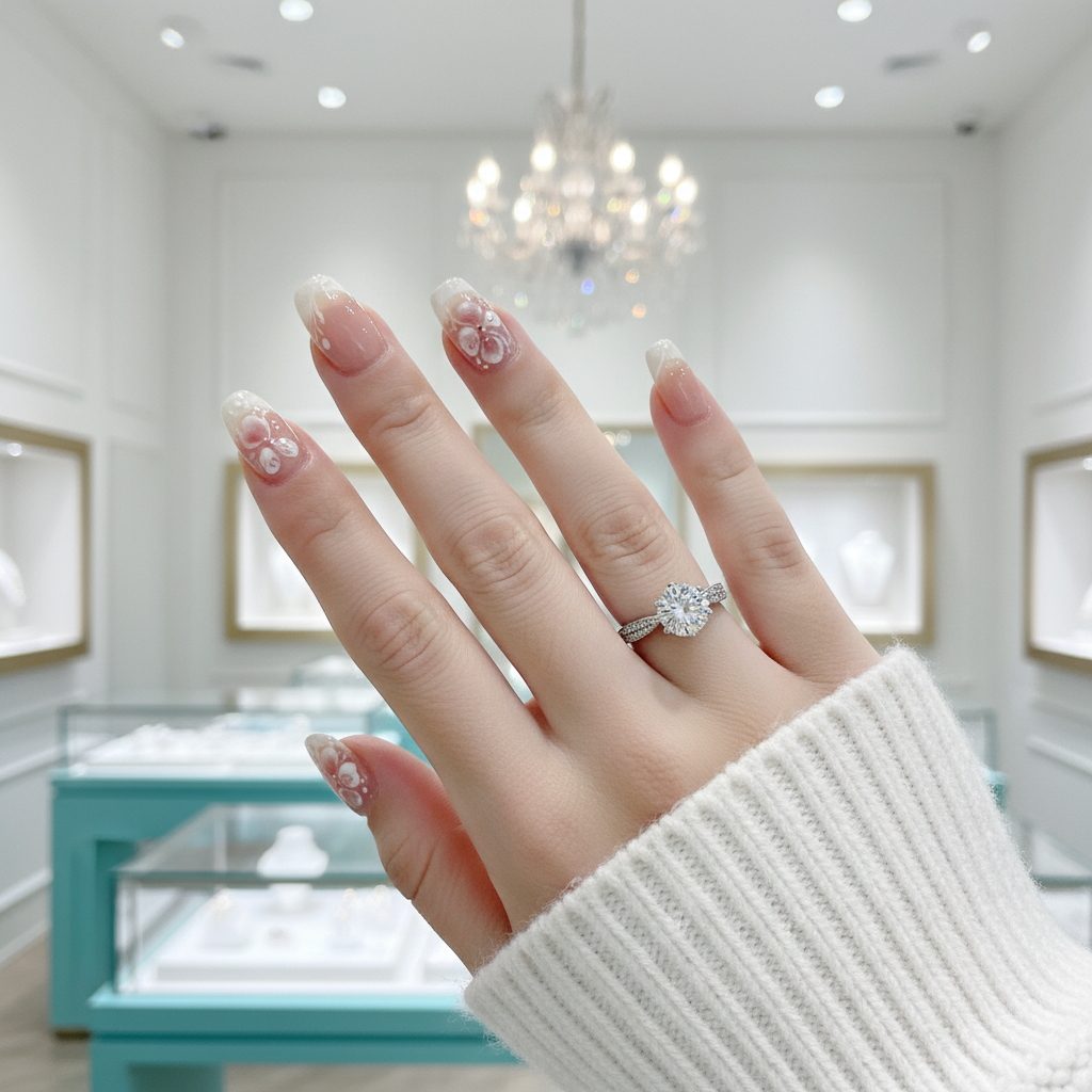 3.0 Ct Round Cut Diamond Engagement Ring-Evani Jewelry
