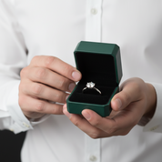3.0 Ct Round Cut Diamond Option Engagement Ring