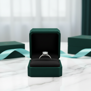 3.0 Ct Round Cut Diamond Option Engagement Ring