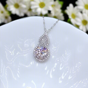 3.0 Ct Round Cut Diamond Necklace-Evani Naomi Jewelry