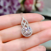 3.0 Ct Round Cut Diamond Necklace-Evani Naomi Jewelry