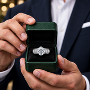 3.0 Ct Round Diamond Option 6 Prong Engagement Ring