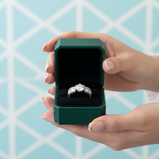 3.0 Ct Round Diamond Option 6 Prong Engagement Ring - Evani Naomi Jewelry