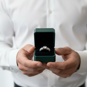 3.0 Ct Round Diamond Option 6 Prong Engagement Ring - Evani Naomi Jewelry