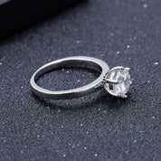3.0 Ct Round Elegant Solitaire Engagement Ring-Evani Naomi Jewelry