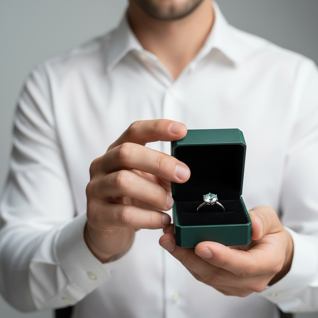 3.0 Ct Round Solitaire Diamond Option Engagement Ring - Evani Naomi Jewelry