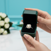 3.0 Ct Round Yellow Diamond Option Classic Halo Engagement Ring