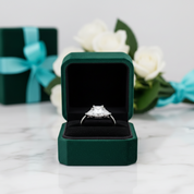 3.0 Ct Three Stone Diamond Option Engagement Ring