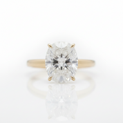 3.0 ct Oval Cut 14k Gold Engagement Ring - Evani Naomi Jewelry
