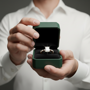 3.0 ct Radiant Cut Diamond Option Engagement Ring - Evani Naomi Jewelry